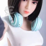 151cm 5ft Short Haired Stylish Sex Dolls White Tank Top Sexy Sex Dolls E Cup