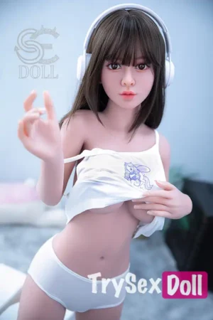 151cm 5ft White Camisole Cute Love Dolls Realistic Love Dolls E Cup