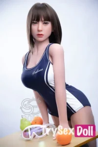 153cm 5ft Sporty Swimsuit Love Dolls Athletic Style TPE Dolls F Cup