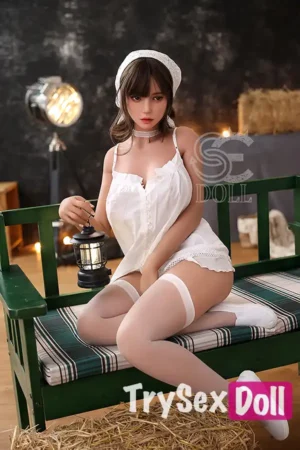 157cm 5ft2 Bedroom Nightdress TPE Sex Dolls Elegant Big Breasted Sex Dolls H Cup