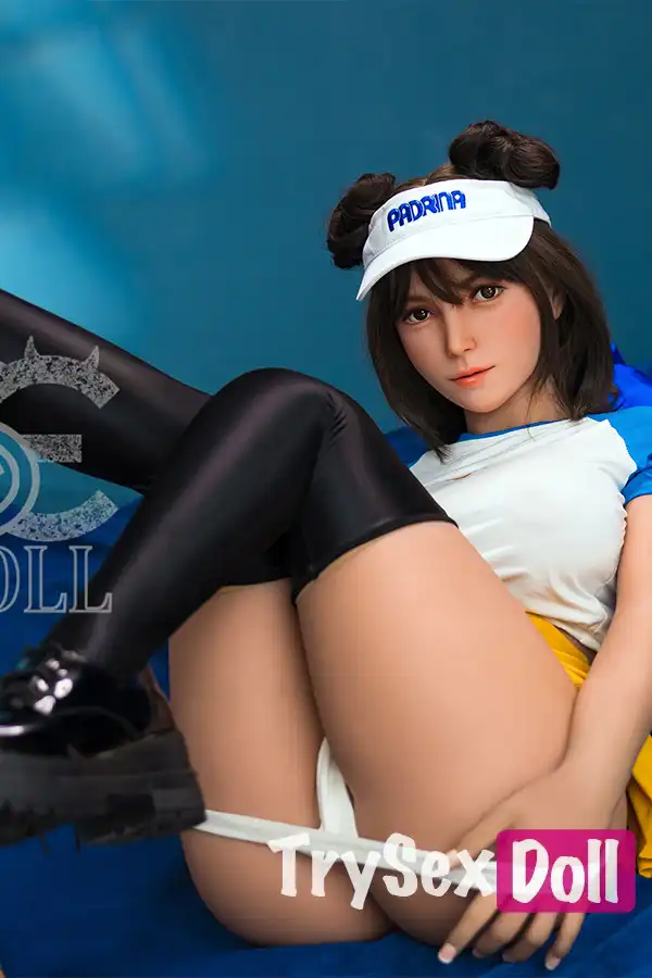 157cm 5ft2 Blue White Sporty Sexy Dolls Athletic Style TPE Love Dolls H Cup