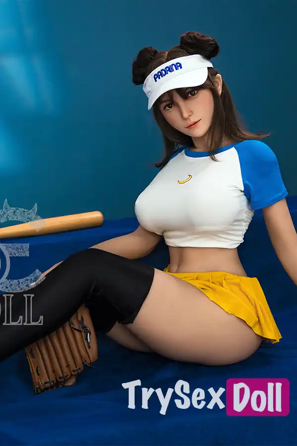 157cm 5ft2 Blue White Sporty Sexy Dolls Athletic Style TPE Love Dolls H Cup