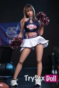 157cm 5ft2 Cheerleader Uniform Sexy Dolls Sporty Fantasy Adult Love Dolls H Cup