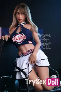 157cm 5ft2 Cheerleader Uniform Sexy Dolls Sporty Fantasy Adult Love Dolls H Cup