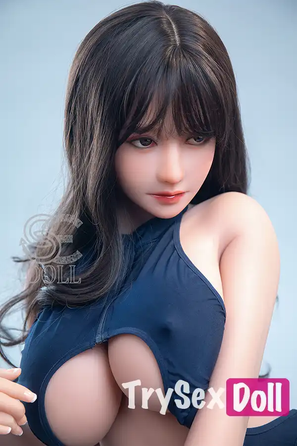 157cm 5ft2 Lifelike Brunette Adult Sex Dolls Sexy Denim Shorts Love Dolls H Cup