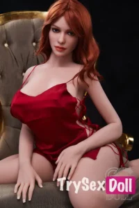 157cm 5ft2 Red Spaghetti Strap Dress Sex Dolls Fantasy Sexy Dolls H Cup