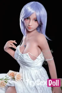 161cm 5ft3 White Camisole Dress Sex Dolls Elegant Realistic TPE Dolls F Cup