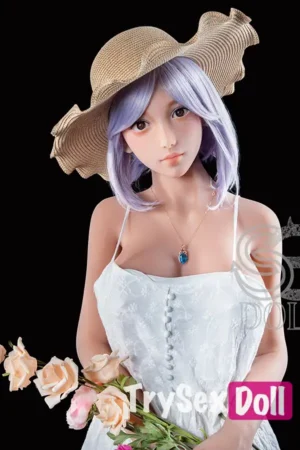 161cm 5ft3 White Camisole Dress Sex Dolls Elegant Realistic TPE Dolls F Cup