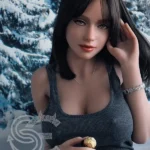 161cm 5ft3 Black Hair Realistic Sex Dolls Casual Sporty Love Dolls F Cup