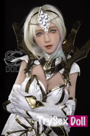 161cm 5ft3 Blonde Fantasy Warrior Sex Dolls Cosplay Armor Love Dolls F Cup