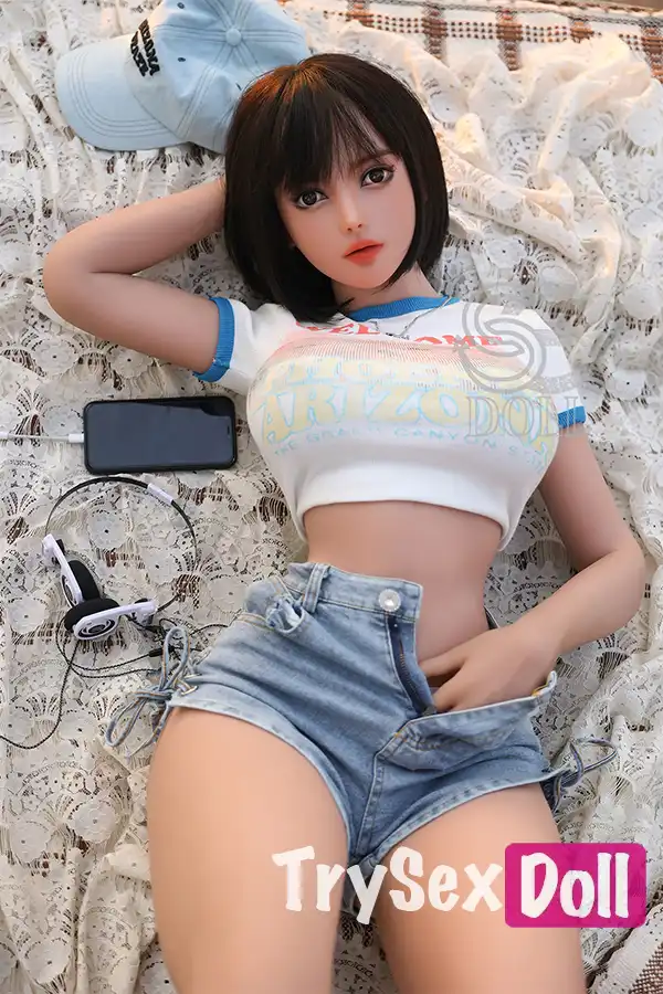 161cm 5ft3 Curvy Body Cute Sexy Sex Dolls Realistic Brunette Fantasy Dolls F Cup