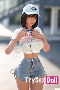 161cm 5ft3 Curvy Body Cute Sexy Sex Dolls Realistic Brunette Fantasy Dolls F Cup