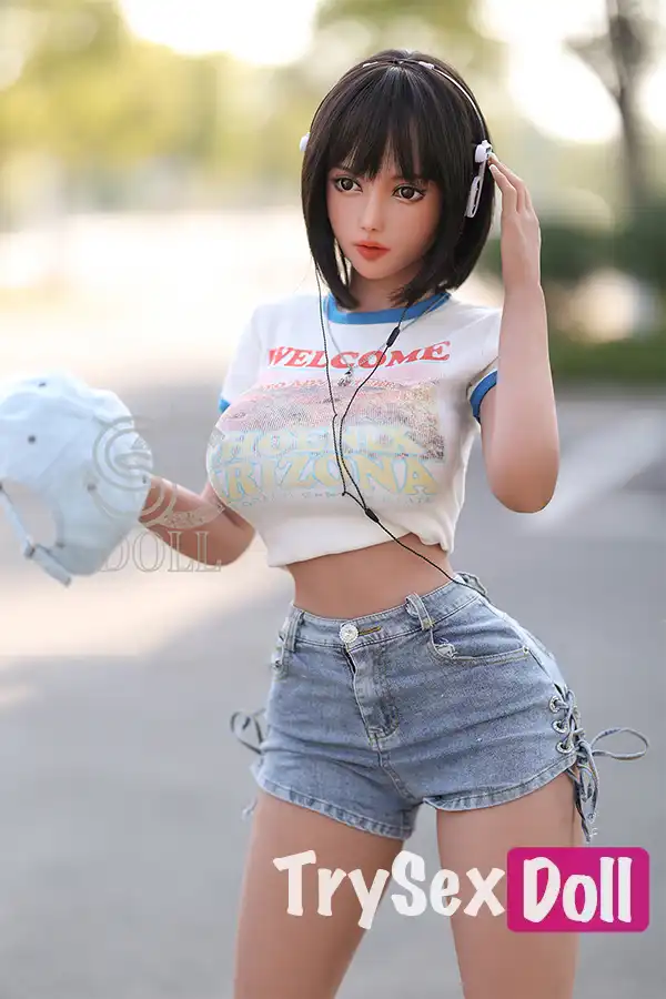 161cm 5ft3 Curvy Body Cute Sexy Sex Dolls Realistic Brunette Fantasy Dolls F Cup