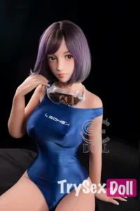 161cm 5ft3 Futuristic Realistic Sex Dolls Short Hair Fantasy Love Dolls F Cup