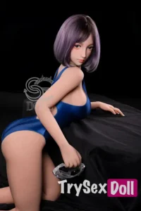 161cm 5ft3 Futuristic Realistic Sex Dolls Short Hair Fantasy Love Dolls F Cup