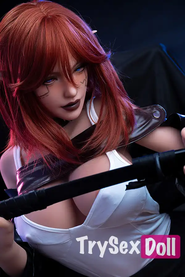 161cm 5ft3 Leather Big Breast Sexy Sex Dolls Elegant Realistic TPE Dolls F Cup