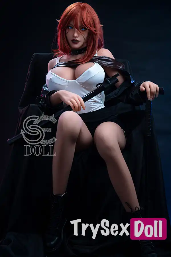 161cm 5ft3 Leather Big Breast Sexy Sex Dolls Elegant Realistic TPE Dolls F Cup
