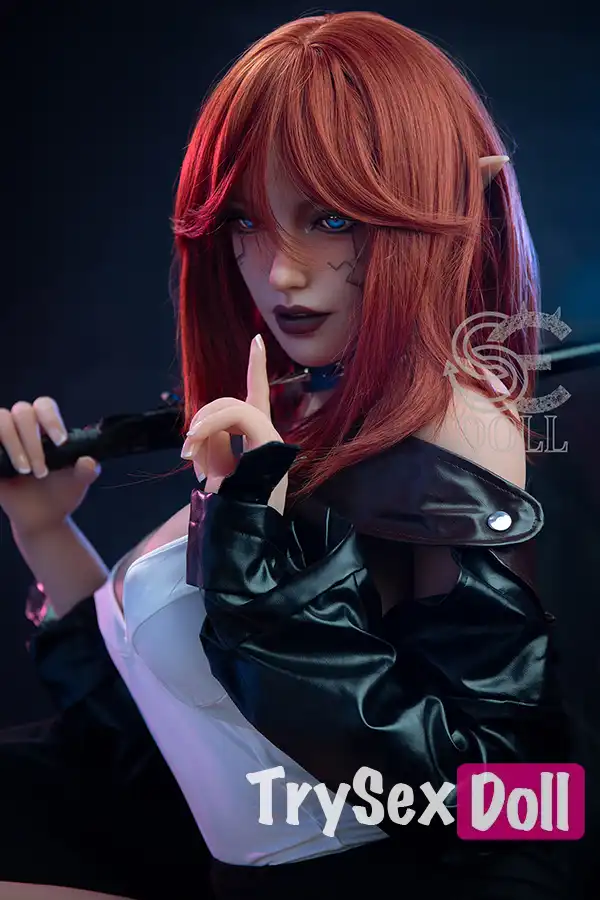 161cm 5ft3 Leather Big Breast Sexy Sex Dolls Elegant Realistic TPE Dolls F Cup