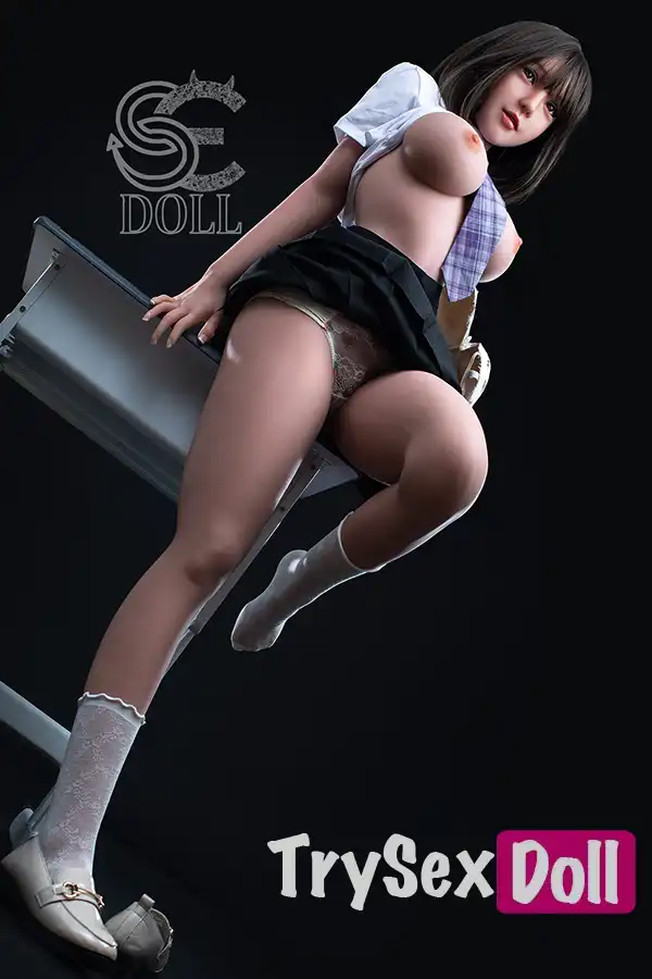 161cm 5ft3 Short Hair Realistic Young Sex Dolls Cute Anime Style Dolls F Cup