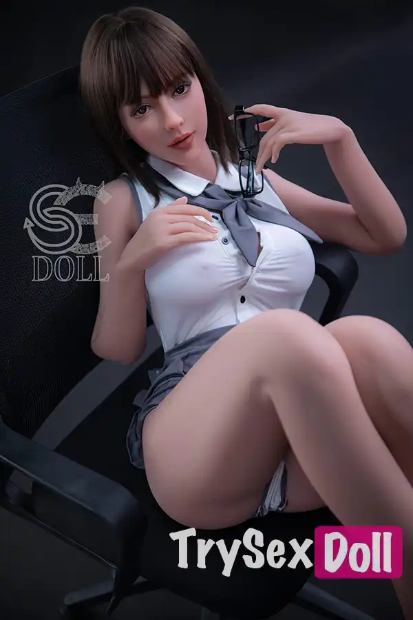 161cm 5ft3 Uniform Skirt Big Breasted Sex Dolls Busty Realistic Love Dolls F Cup