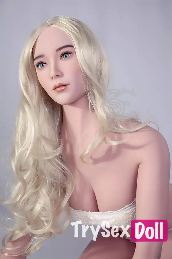 163cm 5ft4 Blonde Lingerie Sex Dolls Realistic TPE Love Dolls E Cup