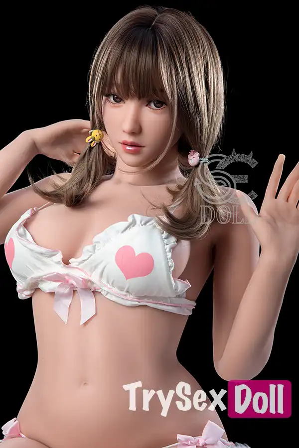 163cm 5ft4 Pink Heart Lingerie Sex Dolls Realistic Big Breast Sex Dolls E Cup