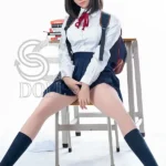 163cm 5ft4 School Uniform Love Dolls Innocent Student Sex Dolls E Cup