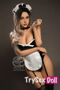 163cm 5ft4 Seductive Maid Outfit Sex Dolls Elegant Fantasy Love Dolls E Cup