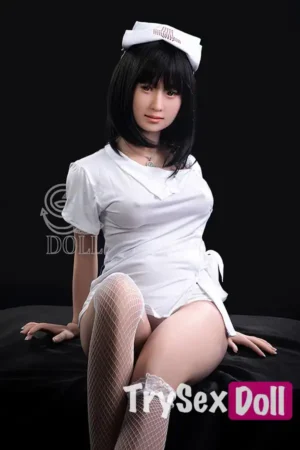 163cm 5ft4 Sexy Nurse Costume Sex Dolls Realistic Asian Love Dolls E Cup