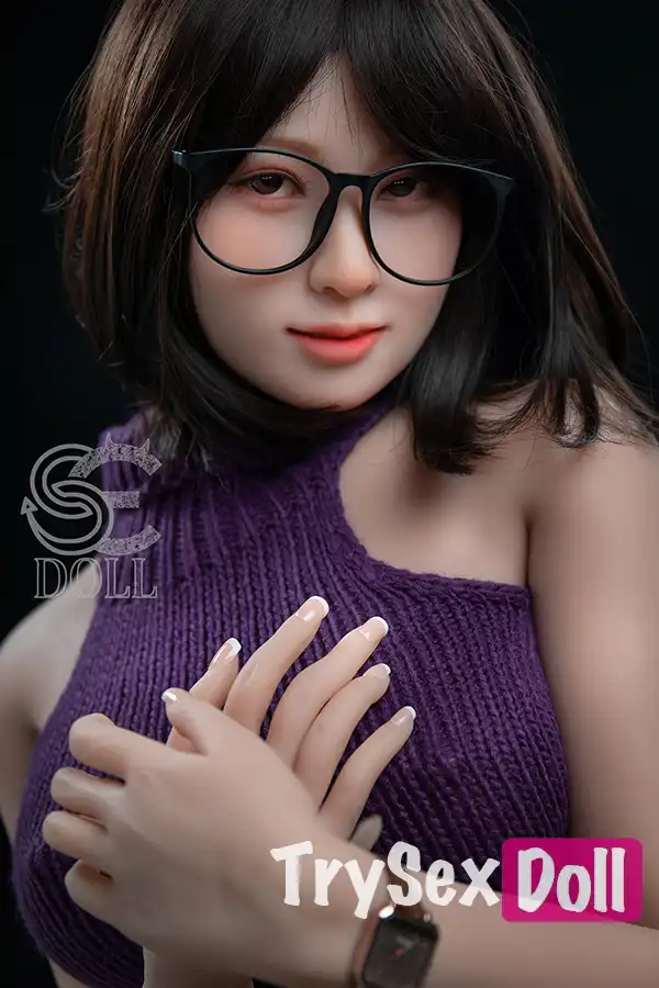 163cm 5ft4 Sexy Office Lady Sex Dolls Elegant Purple Top Sex Dolls E Cup