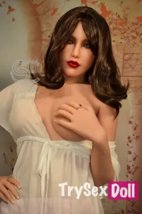 163cm 5ft4 Tulle Sexy Big Breasted Sex Dolls Seductive Cozy Style Dolls E Cup