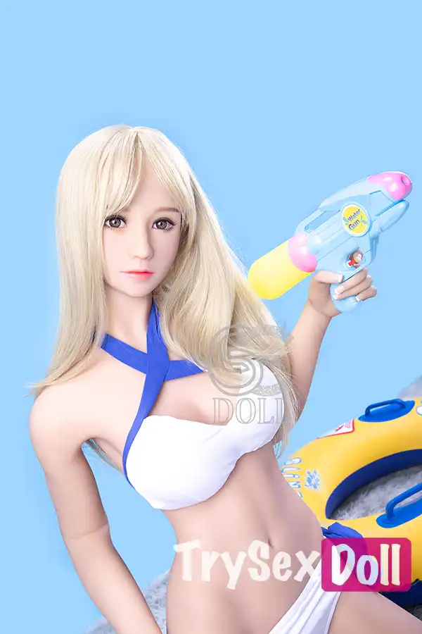 166cm 5ft5 Blonde Bikini Sexy Sex Dolls Beach Style Love Dolls C Cup