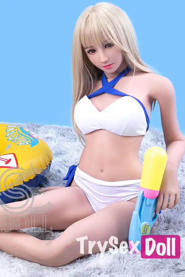 166cm 5ft5 Blonde Bikini Sexy Sex Dolls Beach Style Love Dolls C Cup