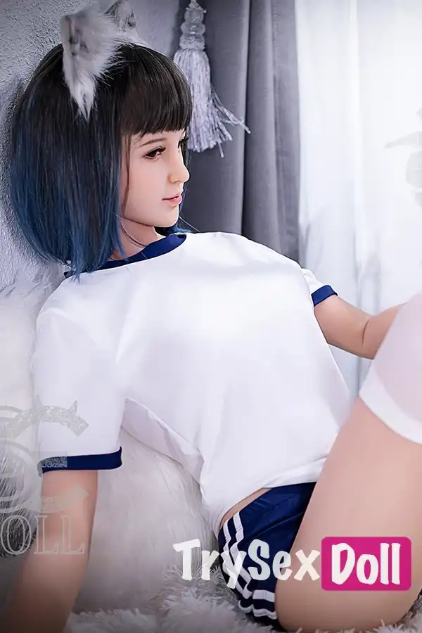 166cm 5ft5 Japanese Gym Uniform Sex Dolls Short Hair Cute Love Dolls C Cup