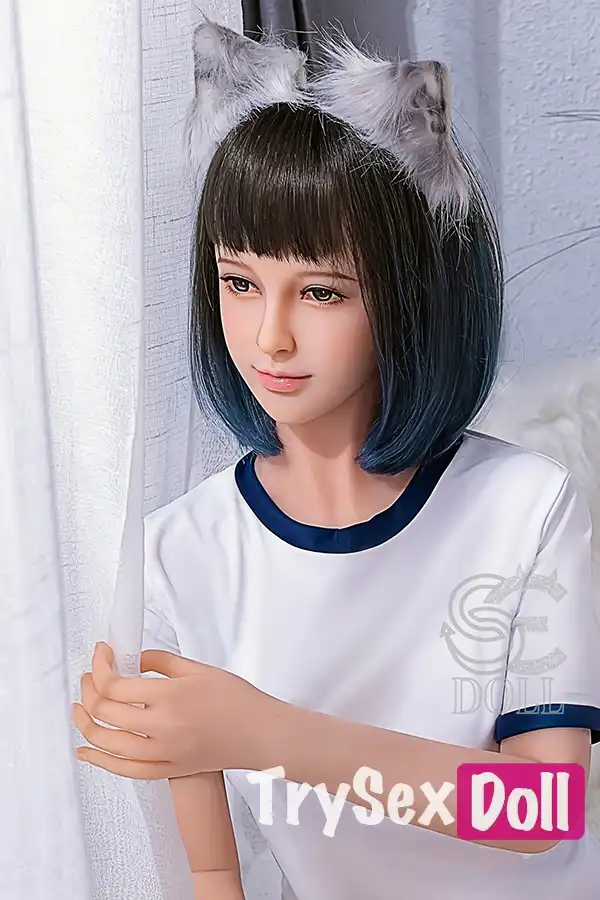 166cm 5ft5 Japanese Gym Uniform Sex Dolls Short Hair Cute Love Dolls C Cup
