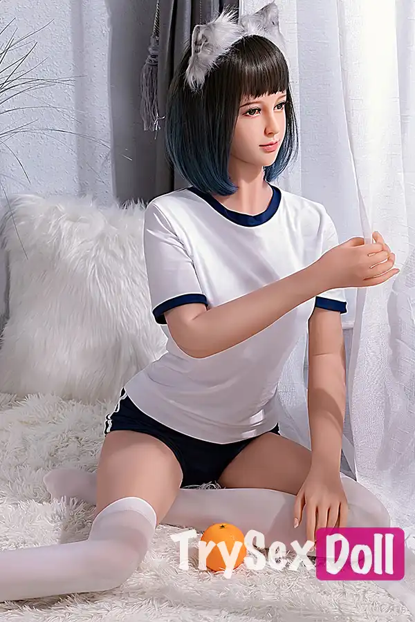166cm 5ft5 Japanese Gym Uniform Sex Dolls Short Hair Cute Love Dolls C Cup