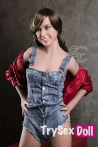 166cm 5ft5 Playful Smiling Love Dolls Modern Style Sex Dolls B Cup
