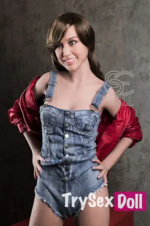 166cm 5ft5 Playful Smiling Love Dolls Modern Style Sex Dolls B Cup