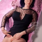 167cm 5ft5 Seer Mesh Dress Love Dolls Black Transparent Lingerie Dolls E Cup