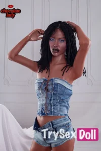 140cm 4ft6 Black Slim Fantasy Sex Dolls Most Realistic Sex Dolls A Cup18