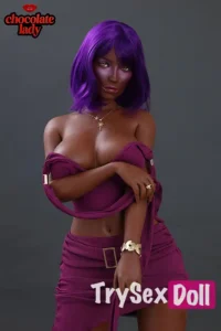 160cm 5ft2 Purple Hair Fantasy Love Dolls Exotic Glamour Sex Dolls E Cup